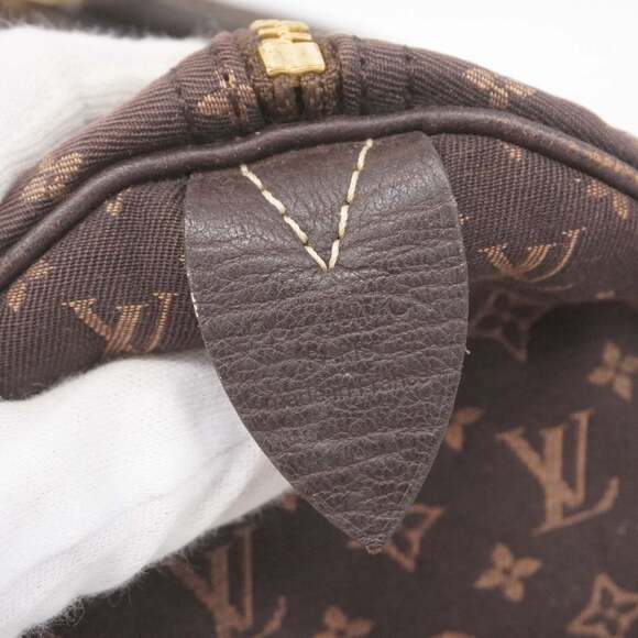 Louis Vuitton Monogram Mini Lan Speedy 30 Handbag M95224 Ebene Women's - Picture 5 of 16